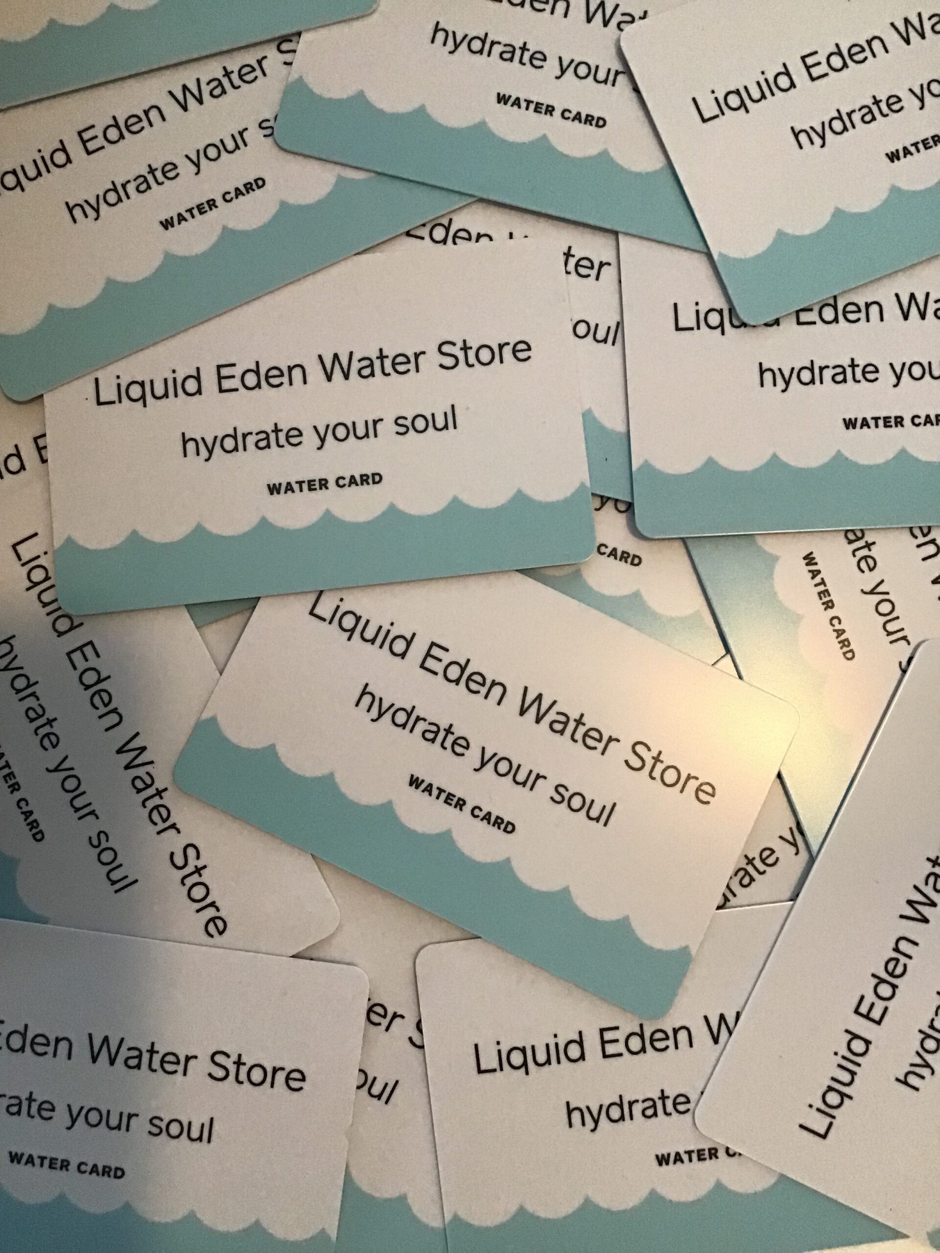 Water Card Liquid Eden Water Store 2991